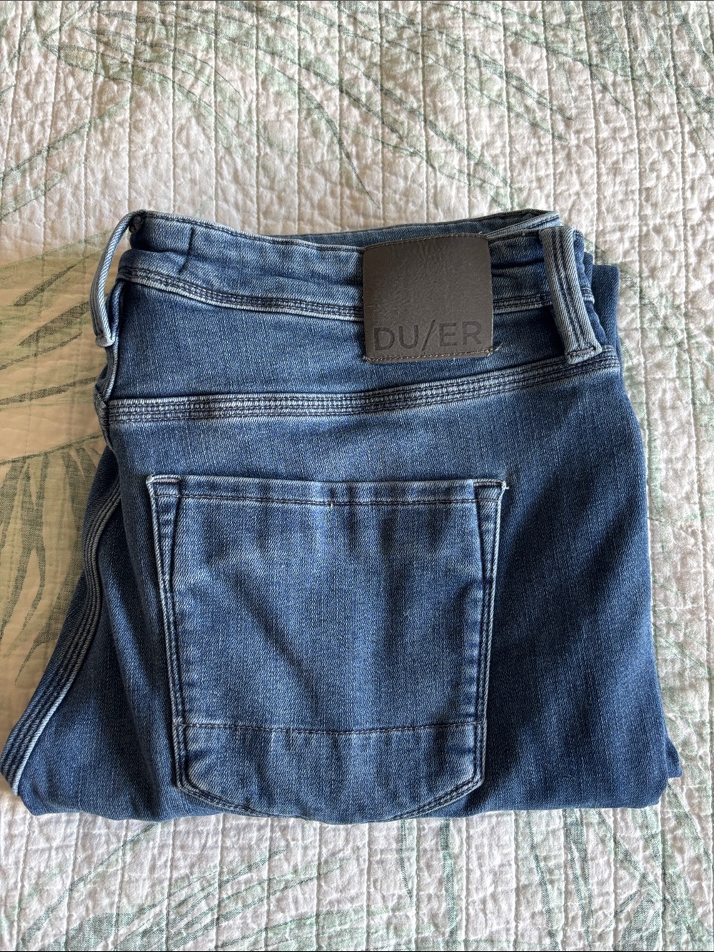 Men’s Duer Straight Flannel lined jeans 34-32